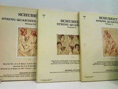 3 Boxen / Klassik / Schubert*, Endres Quartet*  Schubert String Quartets (Compl