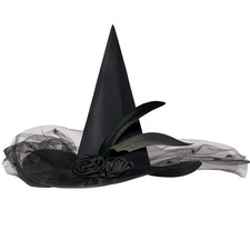 Halloween Witch Hat for Women Black Spider Witches Hat Adult Wizard Witch Hat...