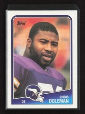 1988 Topps #157 Chris Doleman Minnesota Vikings Rookie Near Mint or Better