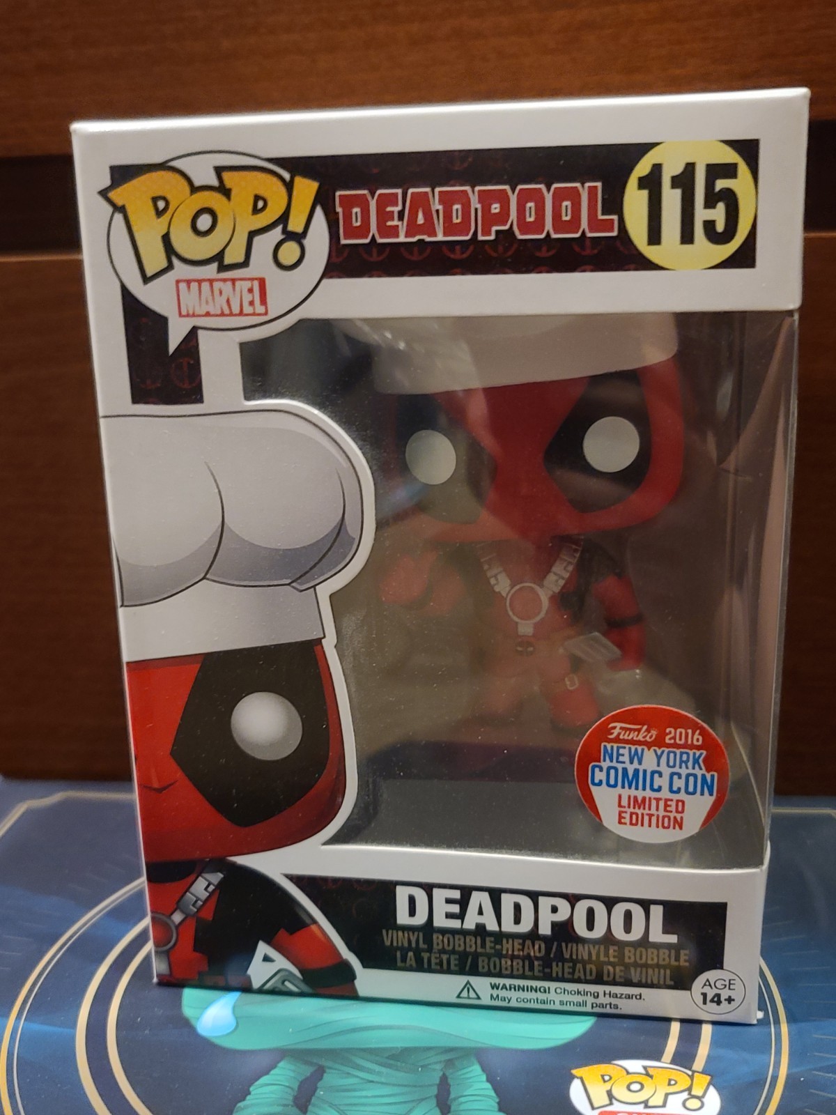 Funko Pop! Marvel Chef Deadpool #115 New York Comic Con 2016 Edición Limitada