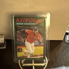 2026 Topps Heritage #176  Jesús Sánchez Astros Green Border Pink Sparkle Lot