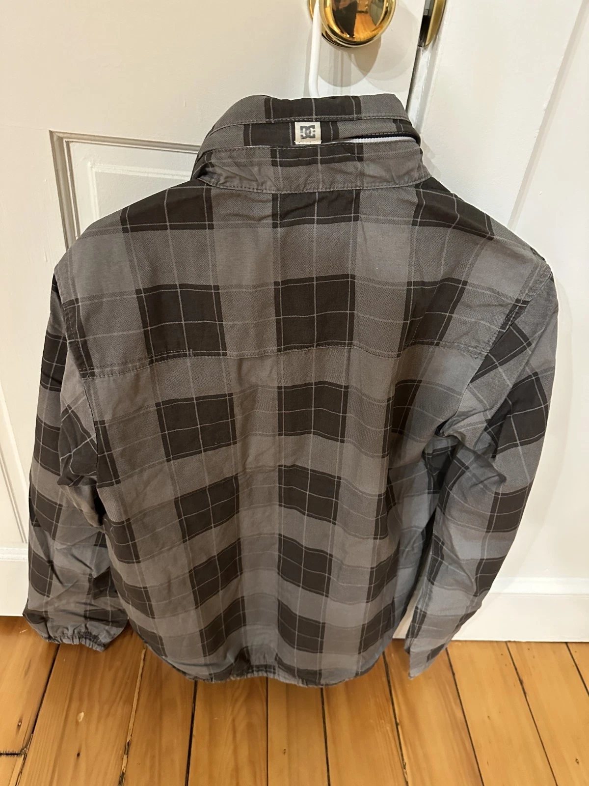 DC SHOES Torrey Grey/Black Plaid Jacket - product detail image 3