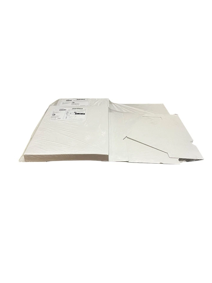 Lote de 2 cajas de almacenamiento IKEA Tjena con tapa blancas 12,5” x 13,75” x12,5” nuevas en caja Foto 2 de 4