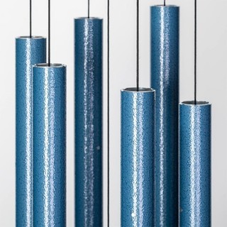 Corinthian Bells 44" Sky Blue Wind Chime for Patio Backyard Garden FOR AUCTION