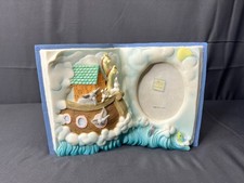 Vintage Russ Noah's Ark Ceramic Photo Frame