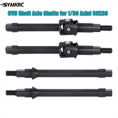 Steel U-Joint Axle Shafts Front CVD Rear Drive Shaftfor 1/30 Axial SCX30 Upgrade
