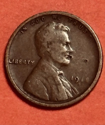 1918 S Lincoln Wheat Cent Good-  Condition Copper Penny 1c Vintage Coin#W20