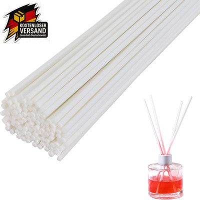 100 Stück Rattanstäbchen Reed Diffuser Stöcke, Natural Rattan Reed Sticks Holzst