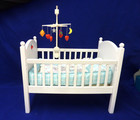 AMERICAN GIRL PLEASANT CO BITTY BABY HEART CRIB BLANKET MOBILE BUMPER PAD — photo 1