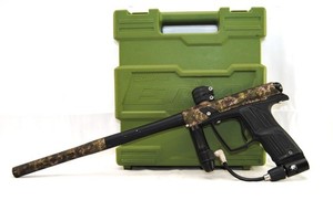 Used Planet Eclipse ETHA 1 Paintball Marker Camo Black with Original Case