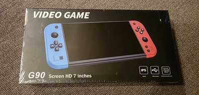 G90 Retro Handheld Video Game Console 7'' HD IPS Screen Linux Multi-Emulator NEW