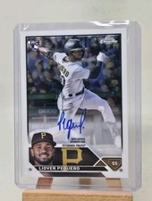 Liover Peguero Auto 2023 Topps Chrome - Rookie Autograph #RA-LP (AU, RC)