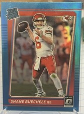 2021 OPTIC AQUA /299 RATED ROOKIE SHANE BUECHELE CHIEFS