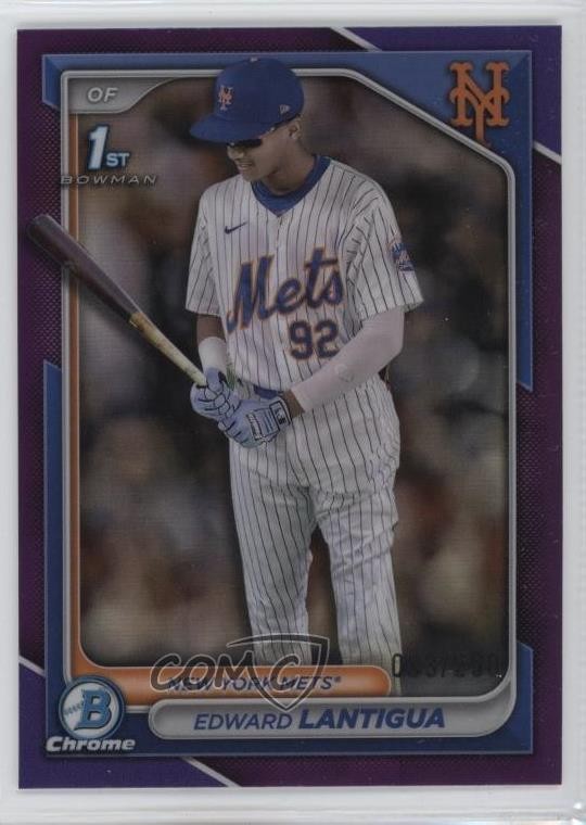 2024 Bowman Chrome Prospects Purple Refractor /250 Edward Lantigua #BCP-246 1n5f