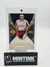 2019-20 Upper Deck Ultimate Collection Alex Ovechkin Premium Materials Gold Foil