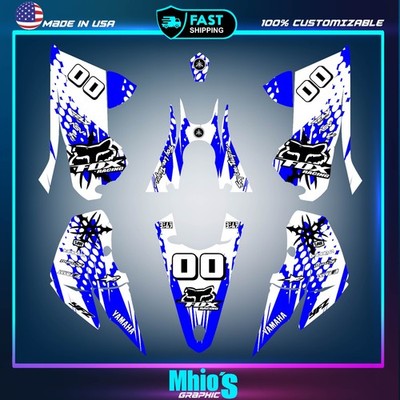 Yamaha YFZ450R Graphics Kit 2014-2025 Decals ATV Glossy Vinyl Off-Road Wrap