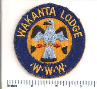 WAKANTA LODGE 84 R1c ROUND NEW JERSEY OA BSA