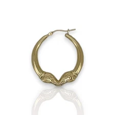 Hoop Earrings - 10K Yellow Gold
