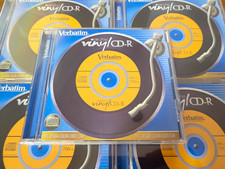Verbatim Digital Vinyl CD-R 5 700MB 80min Recordable Disc, Standard Jewel Case