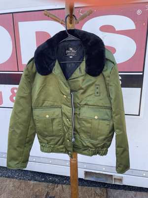 Vintage Golden Fleece Parka Insulated Coat Woman's Sz Lg Green - Main Image