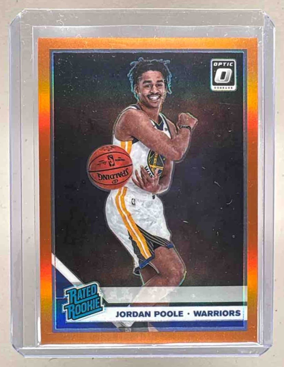 Jordan Poole 2019 Panini Donruss Optic #169 Orange Rookie RC /199
