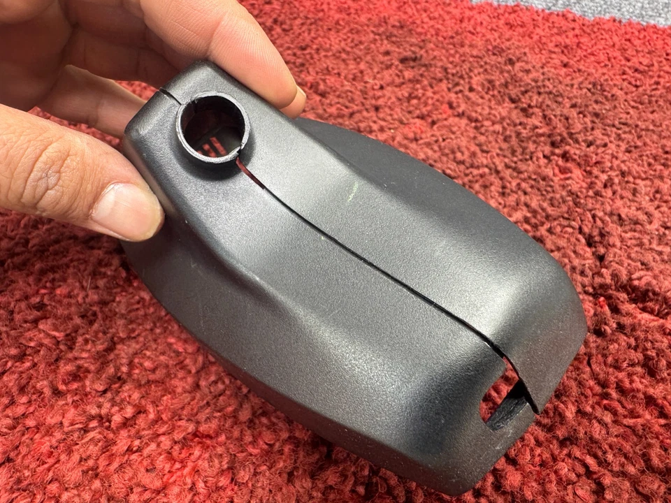 BMW 2002-2016 E65 E63 E60 E92 E89 REAR VIEW MIRROR COVER TRIM BLACK OEM 65K - Image 4 of 4