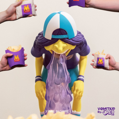 MIGHTY JAXX Vomit Kid Limited Collectible Vinyl Fashion Figure