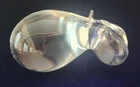 STEUBEN Hippopotamus Hippo #8400 Signed Crystal Large 6.5" Figurine W/Gray bag