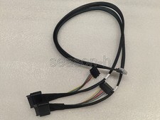 SlimSAS Cable SFF-8654 to SFF-8639 x2 Dual Ports w 15pin SATA power cable 0.8m