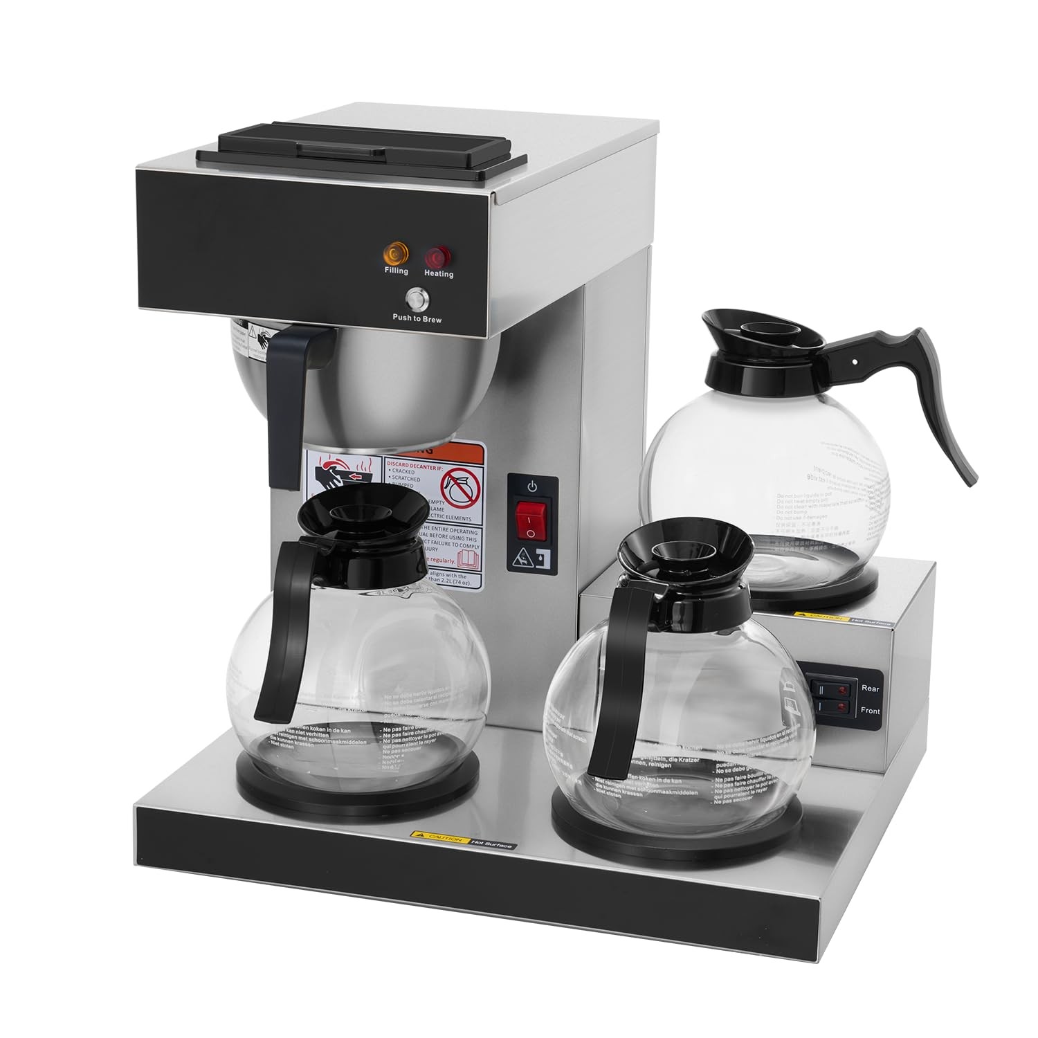 , Pour Over Drip Coffee Maker Brewer With M