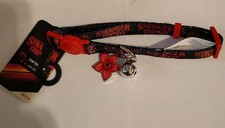 Stranger Things Cat Collar Red Black Charm Bell Halloween Netflix A9 
