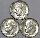 New Listing(3) 1964-P Roosevelt Dimes - Circulated - #1920E - FREE SHIPPING