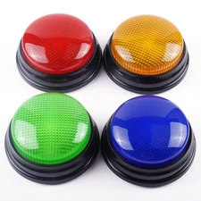 BEAN LIEVE 4-Pack Game Buzzers - Family feud Buzzer with Lights and Sounds, A...