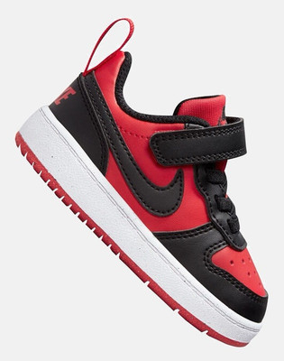 Nike Court Borough Low Baby Toddler Shoe Kids Trainers Size UK  Red/Black UK