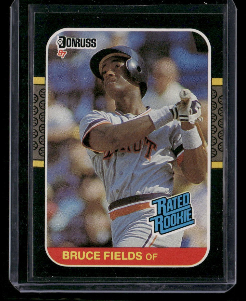 1987 Leaf Canadian - Rated Rookies Bruce Fields #47 (RC)