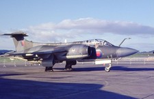 ORIGINAL AIRCRAFT SLIDE - BUCCANEER S2B XV168 12 SQN @ LEUCHARS 1975.