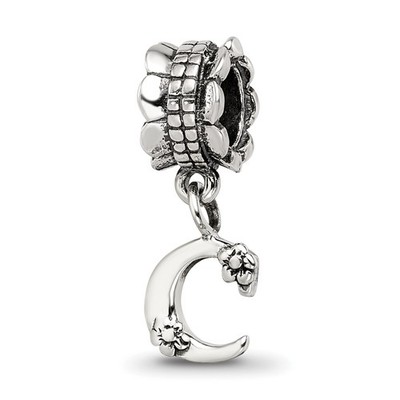 Silver Reflections Letter C Dangle Bead QRS1400C