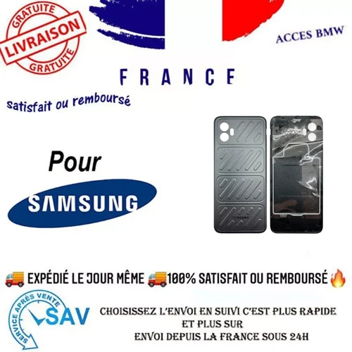 Original black battery cover for Samsung Galaxy Xcover 7 Pro G766 GH98-49971A