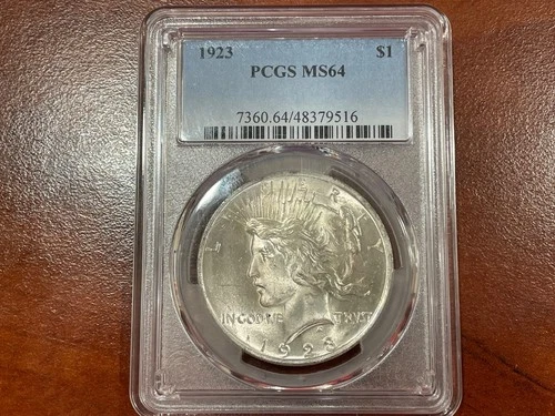 1923 PCGS MS64 Peace Dollar