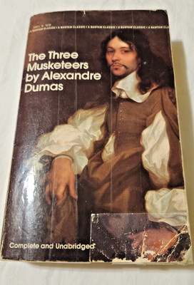 The Three Musketeers by Alexandre Dumas-Paperback-Vintage 1984-Unabridged