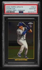 2020 Topps Update Turkey Red Chrome 2020 Gavin Lux #TRC-8 PSA 10 GEM MT fo7