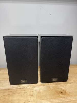 NHT Speakers Super Zero A450 Set Of 2 Gloss Black Audiophile Bookshelf made USA