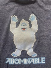 1990s Official Rudolph Red Nosed Reindeer Abominable Snowman Medium Blue Tshirt