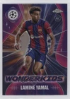 2023 Topps Chrome UEFA Club Competitions Wonderkids Lamine Yamal #WK-3 Rookie RC