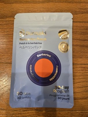 Purisaki Berberine Patch 30 Patches Fucoxanthin Pomegranate Green Tea Mango