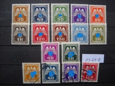 B&ouml;hmen & M&auml;hren Nr .13-24 -  Adler m. Wappen 1943 - postfr