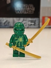 NEW Ninjago Lloyd NRG w Golden Swords Custom Lego Minifigure Rise of the Snakes