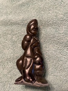 Inuit Soapstone Carving Canada Designer Signed