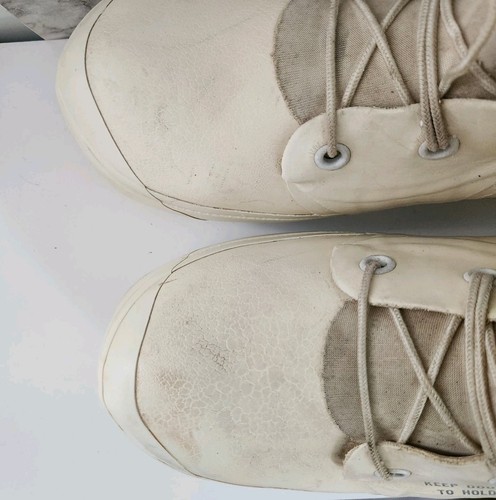 1978 Bata US Military Extreme Cold Mickey Mouse Bunny Boots Combat Sz 10 R White - Picture 12 of 24