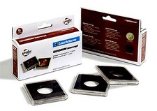 Cápsula de moneda cuadrada Lighthouse QUADRUM INTERCEPT contiene PENNY 19 mm - PACK DE 6